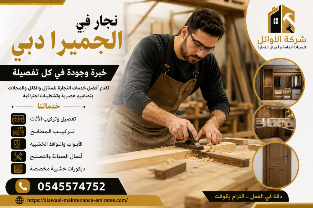نجار في الجميرا دبي