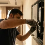 صورة تركيب ابواب واخشاب في ام القيوين