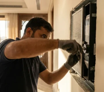 صورة تركيب ابواب واخشاب في ام القيوين